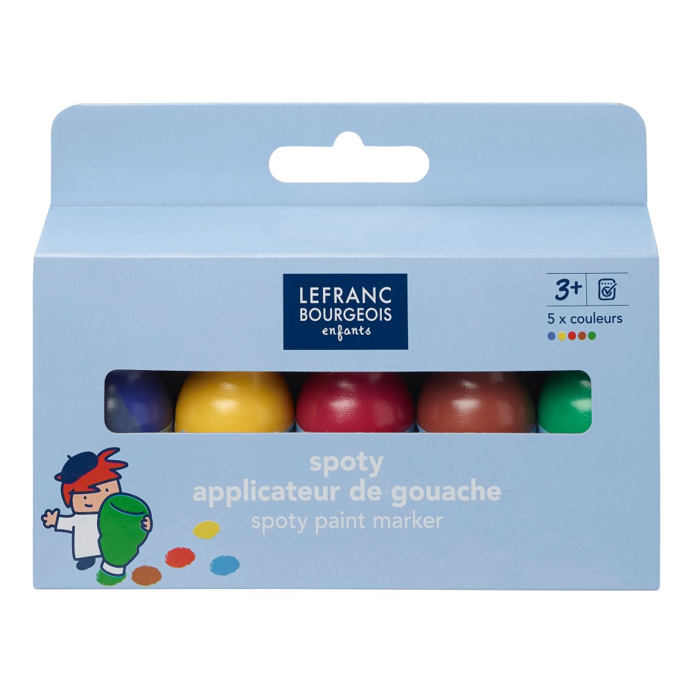 Spoty Paint Markers set of 5 | Lefranc & Bourgeois